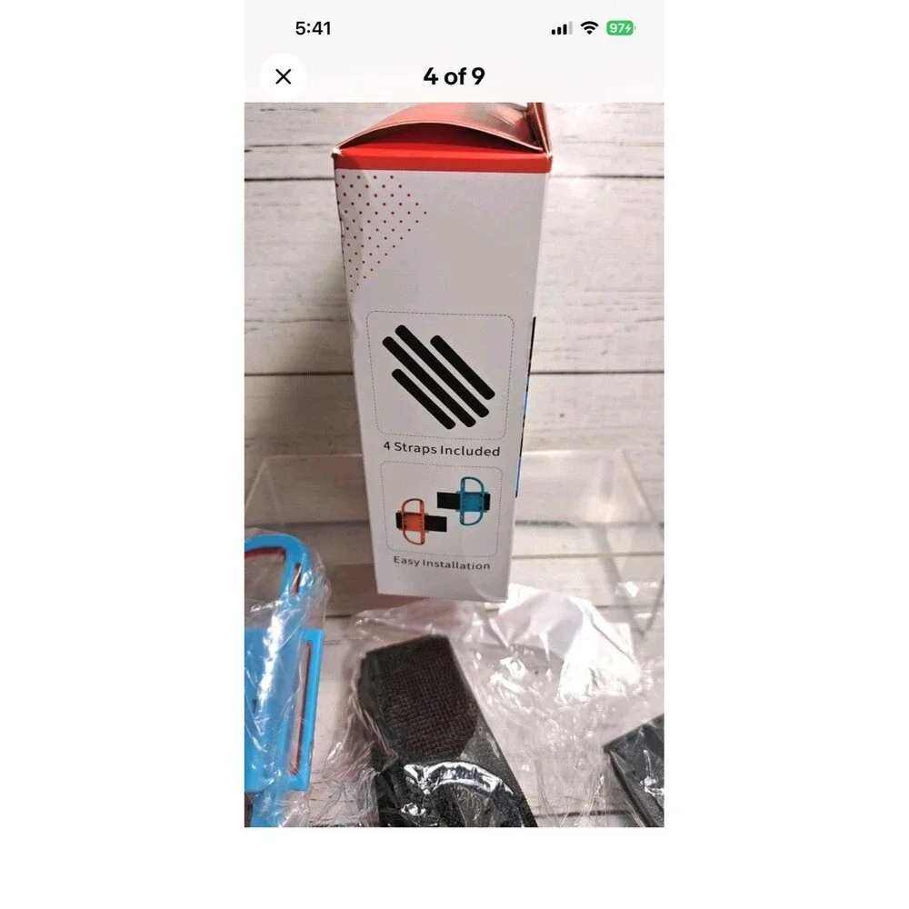 Leg Straps Wrist Bands for Switch 2 JoyCon Controller 4 in 1 Switch 2 Sports...